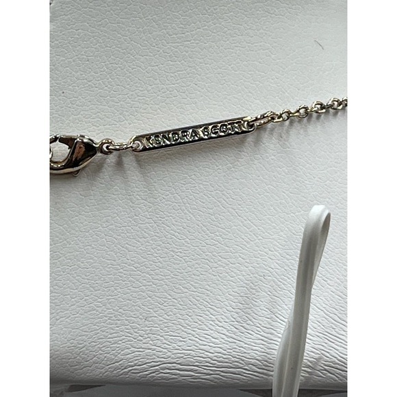 Kendra Scott Elisa Gold Plated Pendant Necklace Prong set Ivory Mother-of-Pearl - Picture 9 of 11